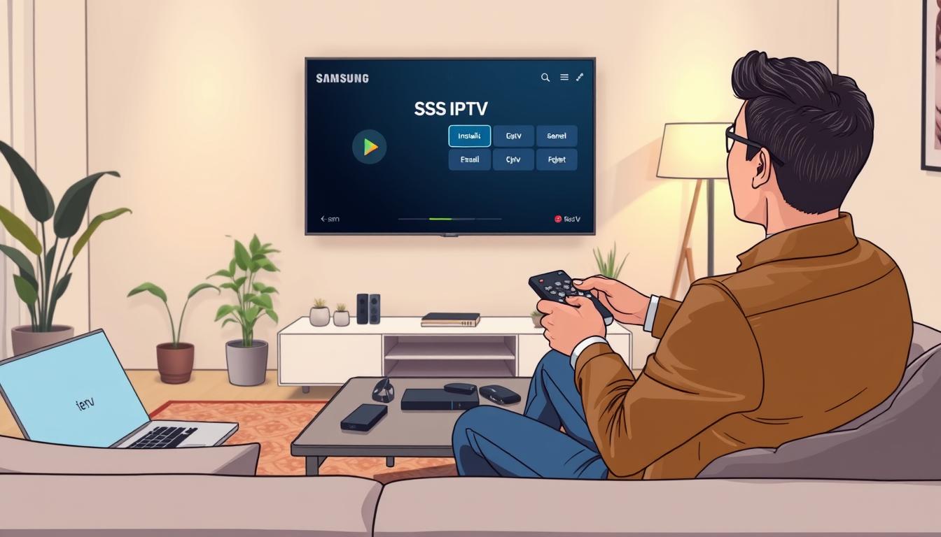 How to install SS IPTV on samsung smart tv