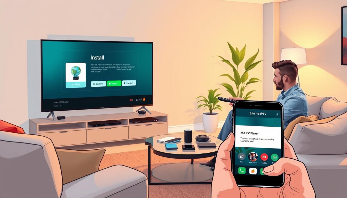 How to install m3u iptv player on smart tv