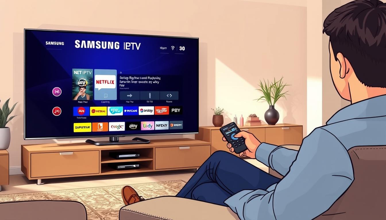 How to install NET IPTV on samsung smart tv
