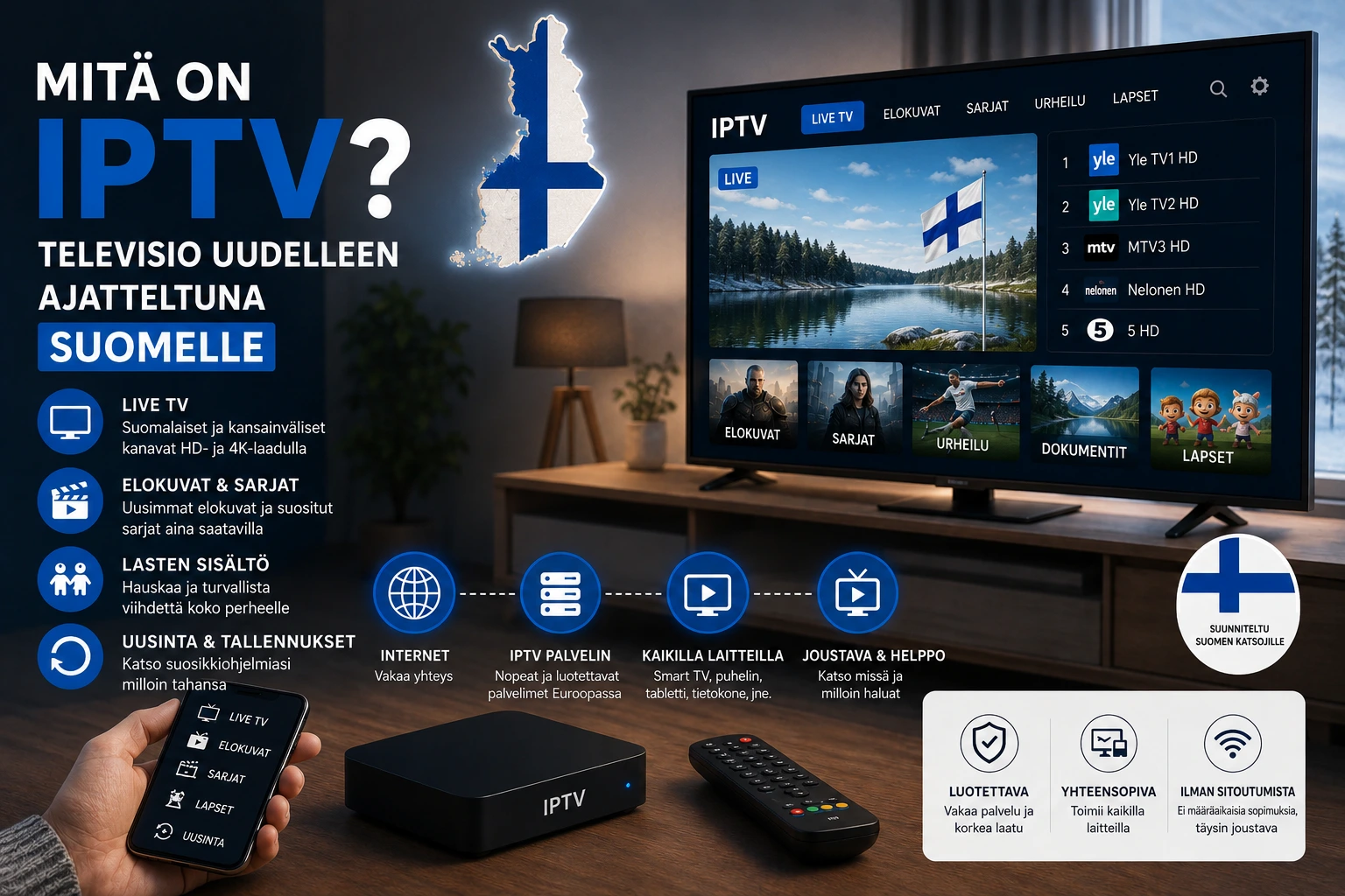 IPTV Suomi miten se toimii